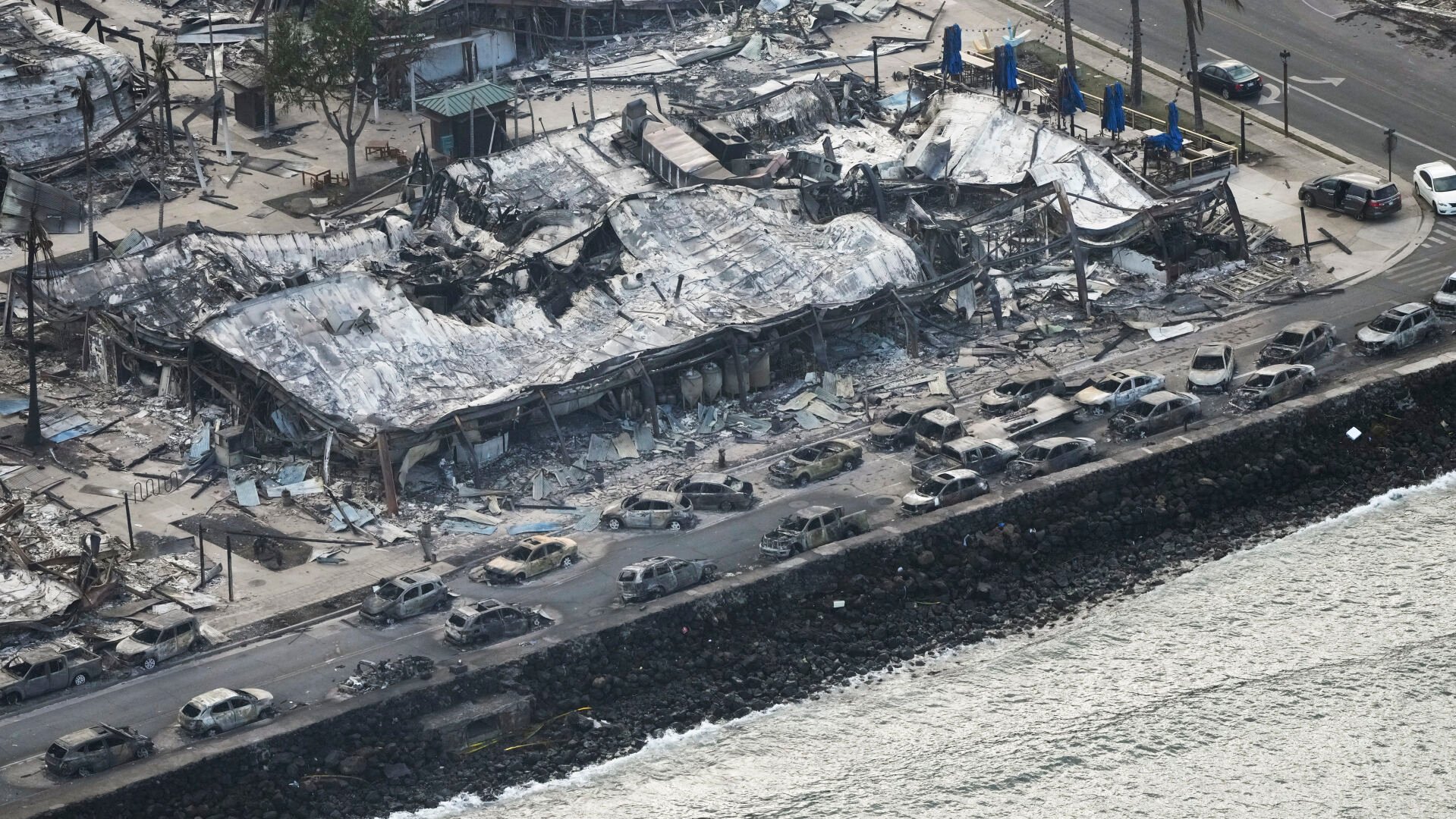 <p>Wildfire wreckage is seen Thursday, Aug. 10, 2023, in Lahaina, Hawaii. </p>