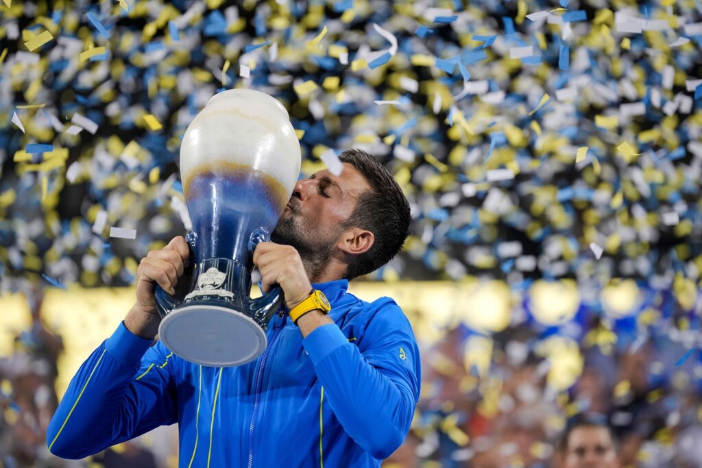 Novak Djokovic Edges Past Carlos Alcaraz To Capture First Tournament Title In Return To Us Soil