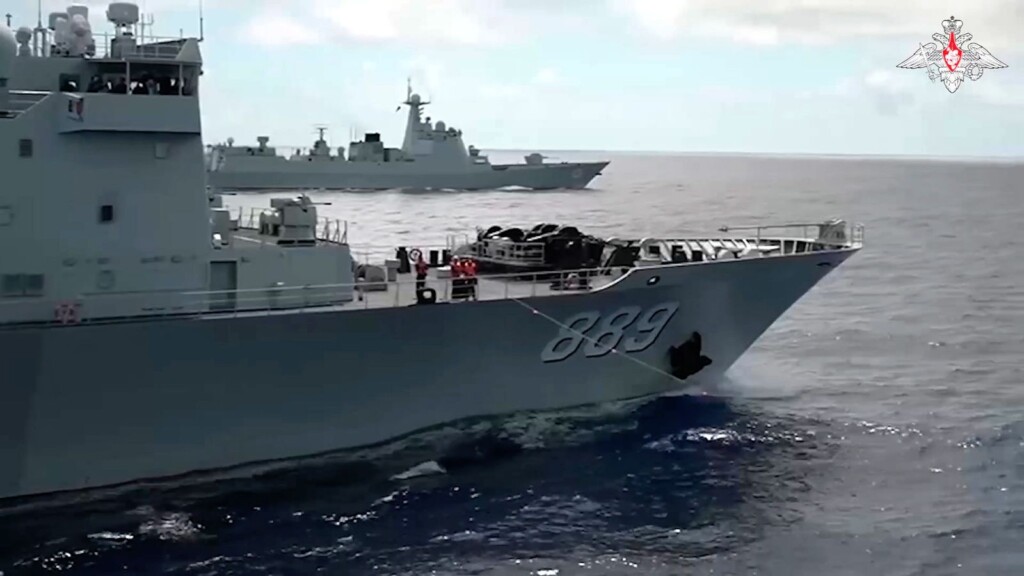 Russian And Chinese Warships Sail Close To Japanese Islands On Eve Of Biden’s Trilateral Summit