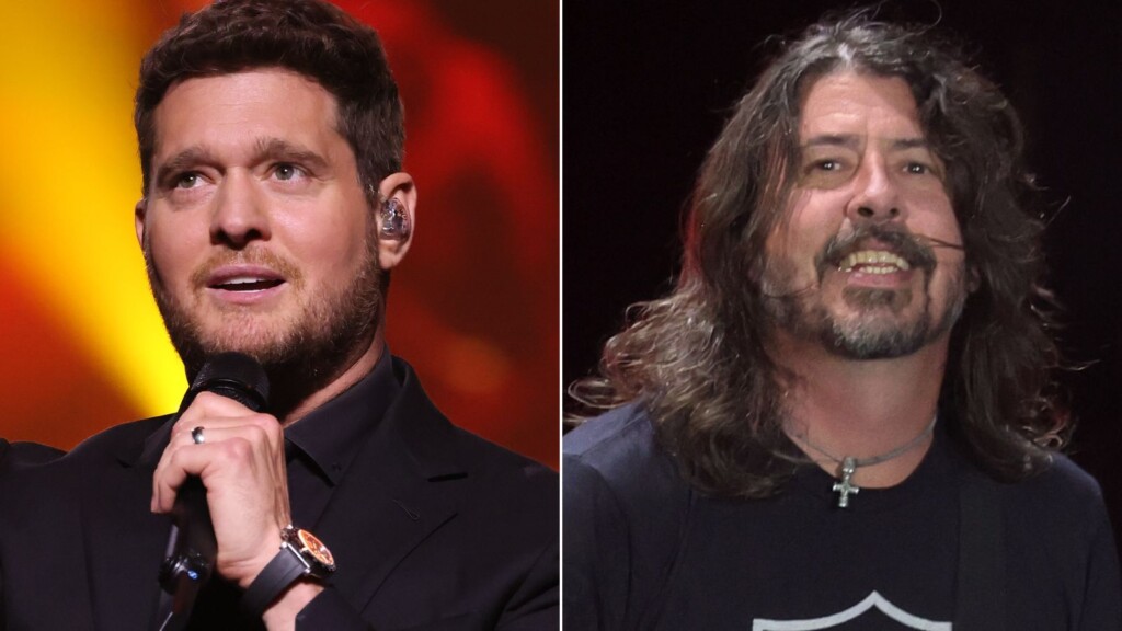 Michael Bublé Posed As A Michael Bublé Fan To Perform With Foo Fighters