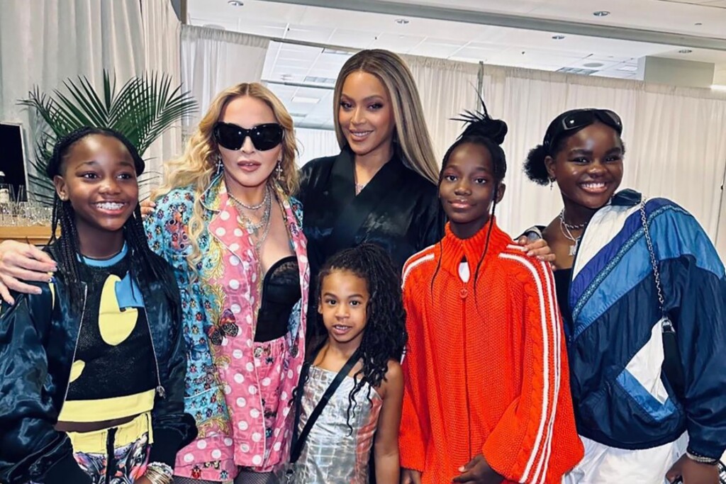 Madonna And Beyoncé Pose With Some Of Their Daughters At ‘renaissance’ Concert
