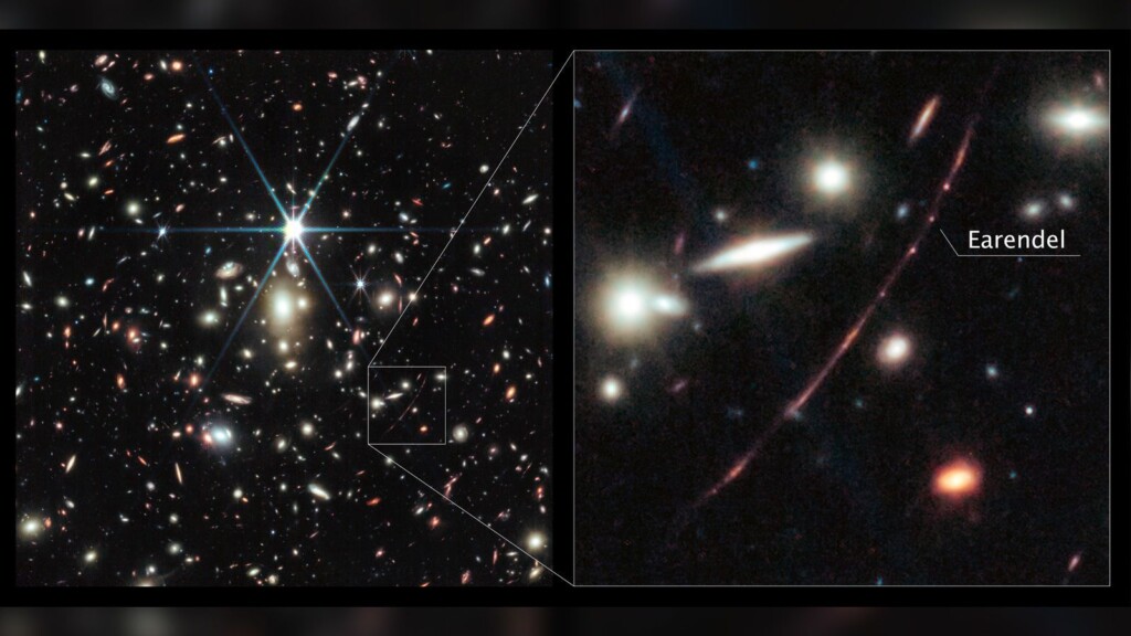 Webb Telescope Captures Image Of Most Distant Star Ever Seen