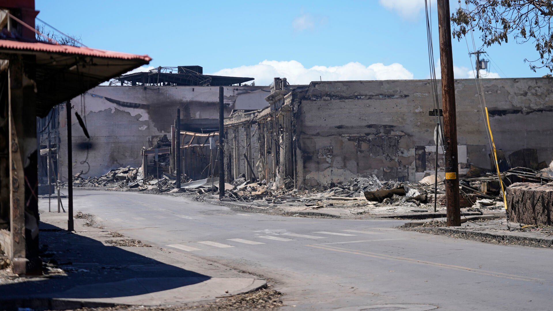 <p>Front Street is seen on Saturday, Aug. 12, 2023, in Lahaina, Hawaii, following a deadly wildfire. </p>