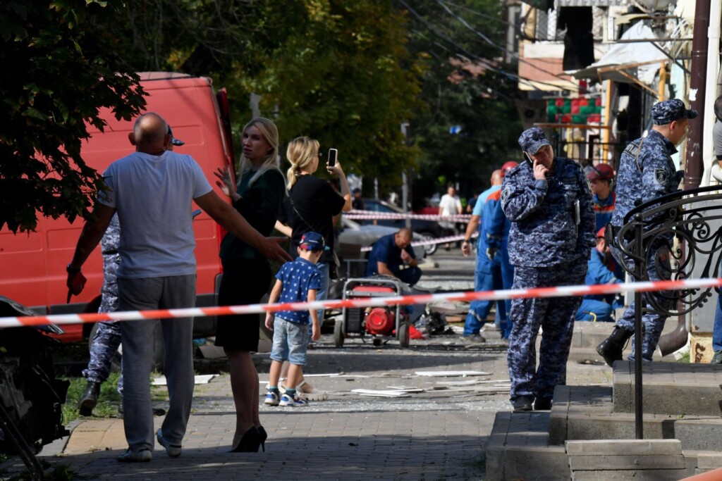 Ukraine Drone Attack Causes Explosion Near Russian Military Hq