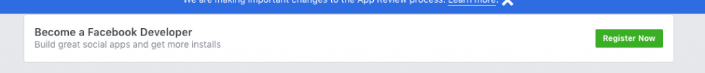 Become A Facebook Developer