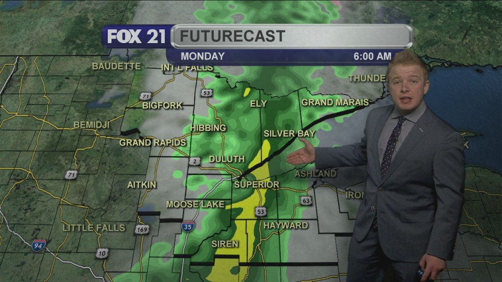 Sunday Night, April 26th Evening Forecast