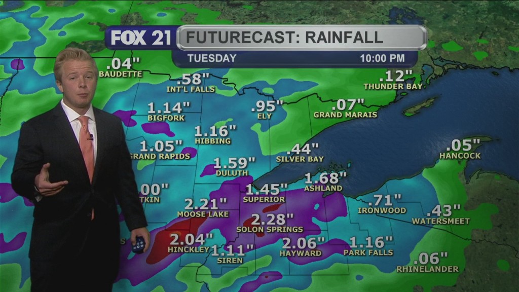 Monday, July 20th Evening Weather Forecast