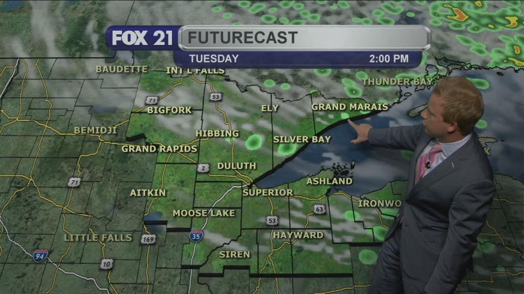 Monday, July 27th Evening Forecast