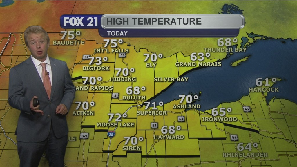 Monday Evening, August 3rd Forecast