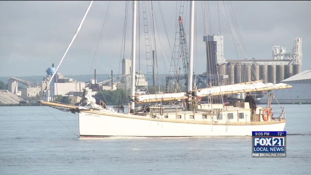 Schooner In Duluth