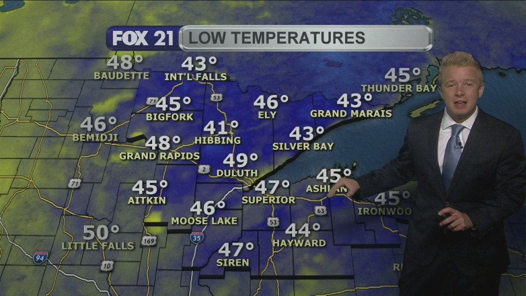 Tuesday Evening, August 18th Weather Forecast