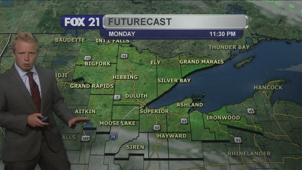 Monday Evening, August 24th Forecast