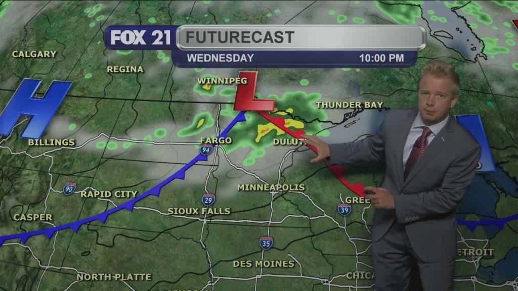 Tuesday Evening, September 1st Evening Forecast