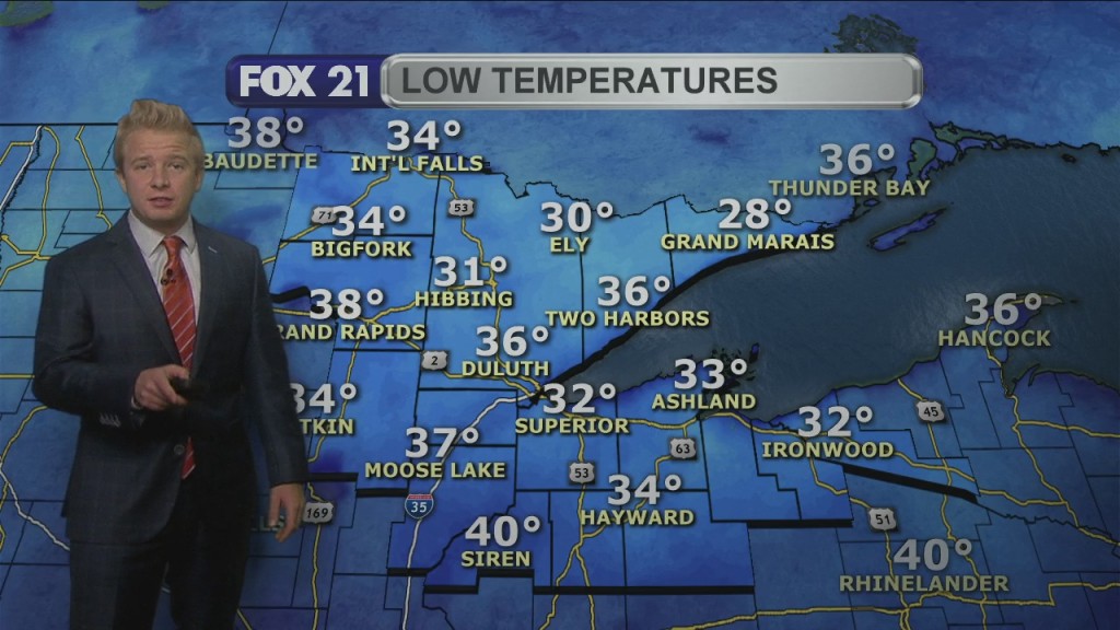 Tuesday Evening, September 8th Northland Forecast