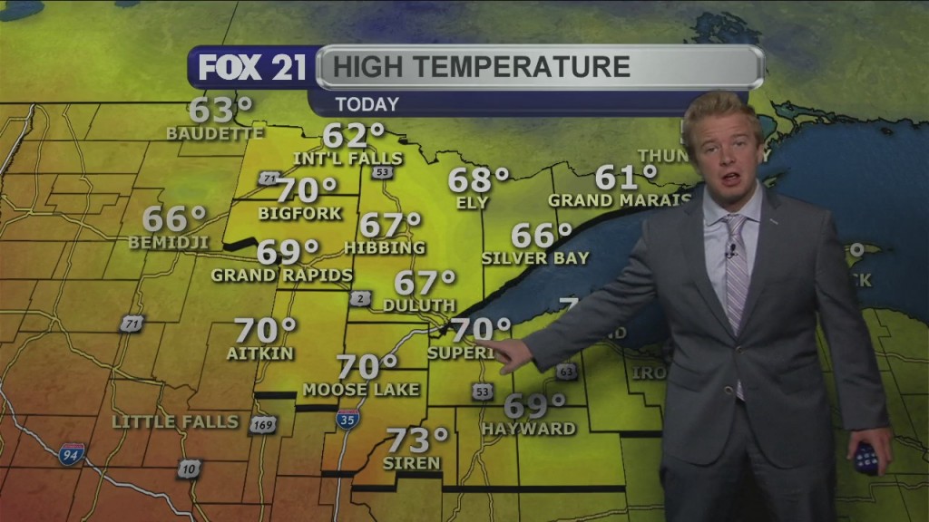 Tuesday Evening, October 6th Weather Forecast