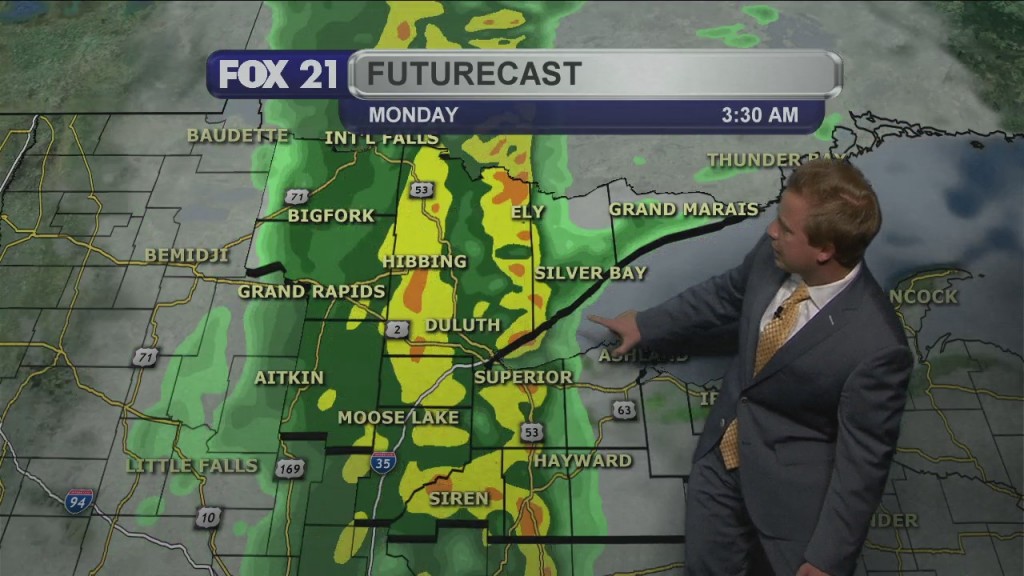 Sunday Evening, October 11th Northland Forecast