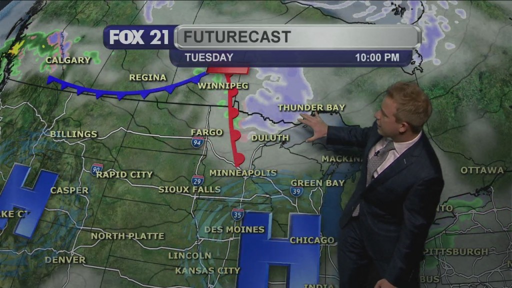 Sunday Evening, October 25th Weather Forecast