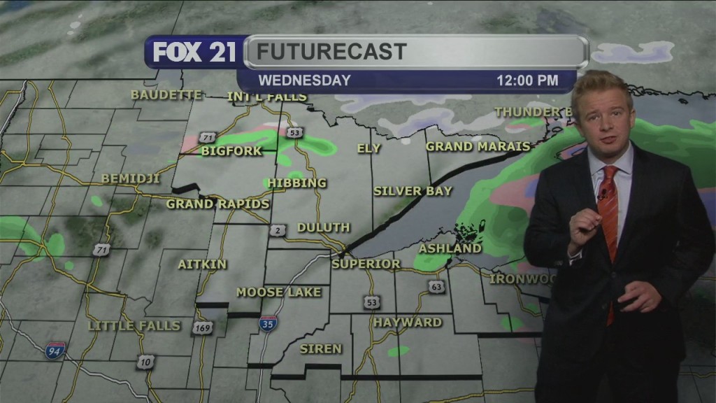 Tuesday Evening Weather Forecast