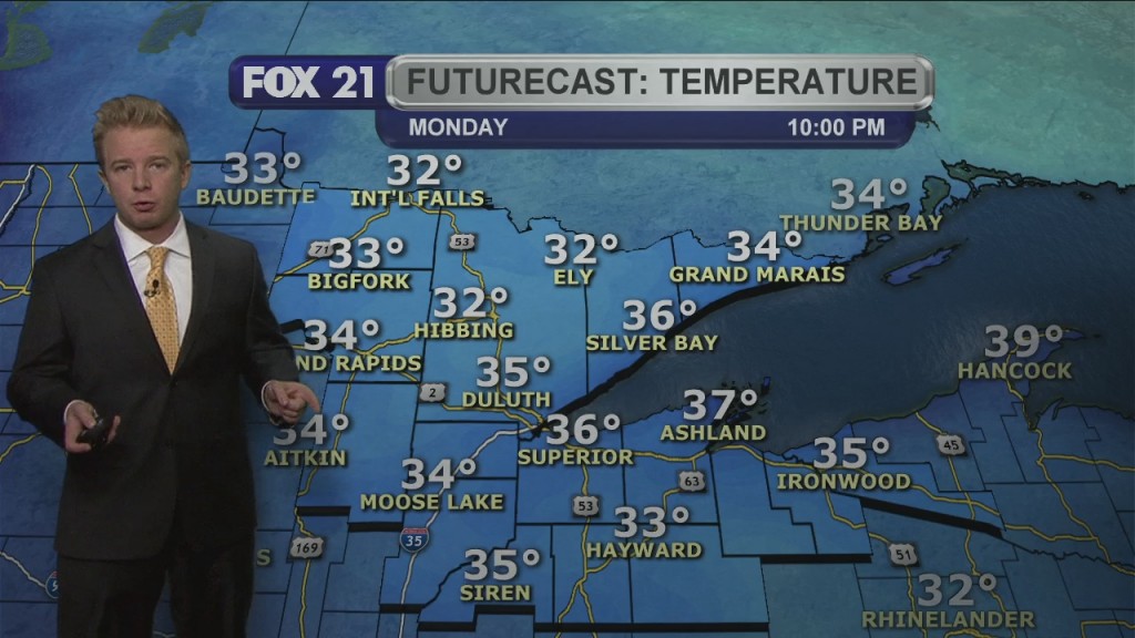 Sunday Evening Northland Forecast