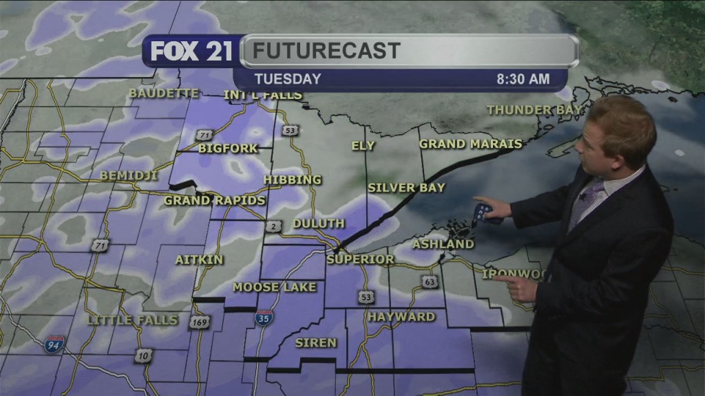 Sunday Evening Northland Forecast