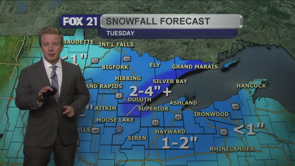 Monday Evening Northland Weather Forecast