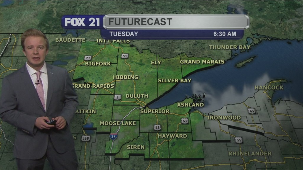 Monday Evening Northland Weather Forecast