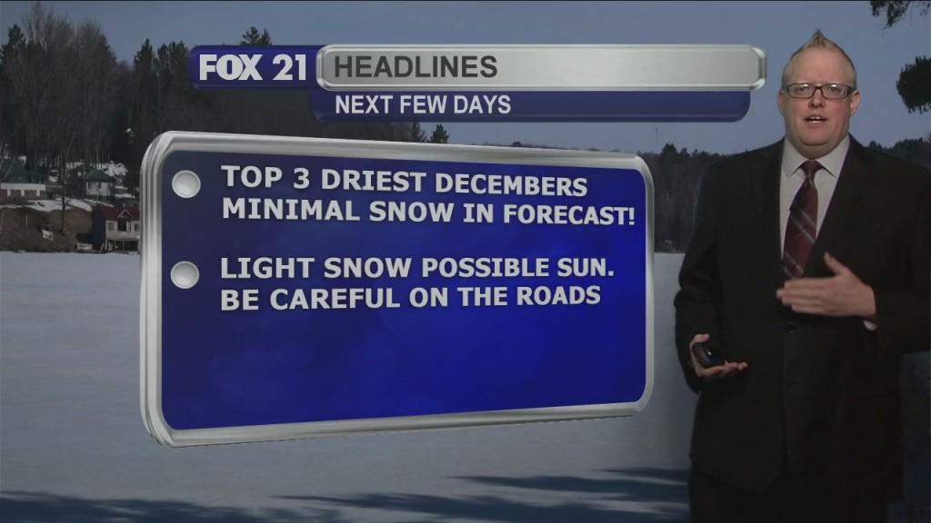 Saturday Evening Northland Forecast