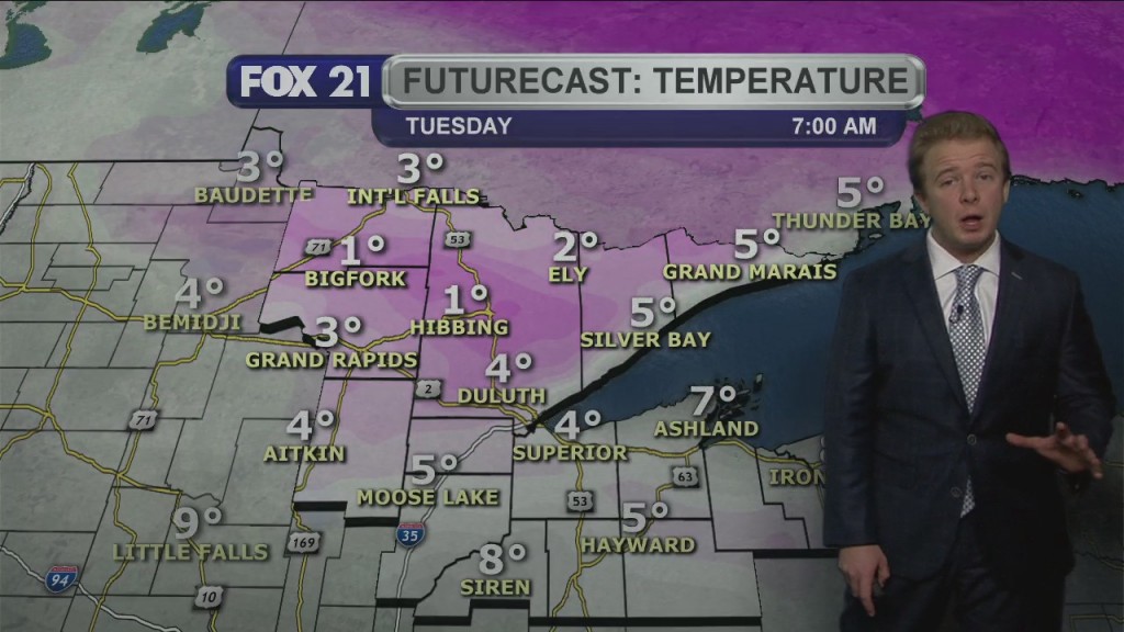 Monday Evening Northland Forecast