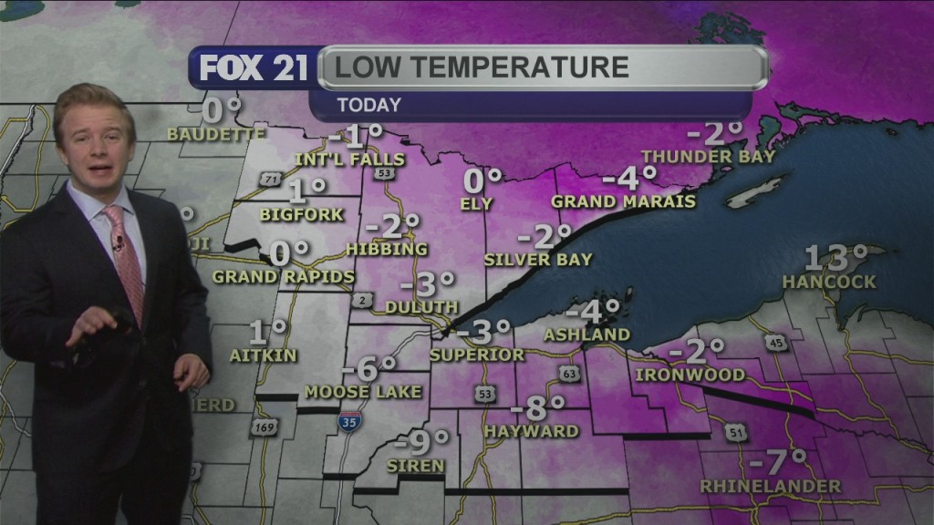 Tuesday Night Northland Forecast