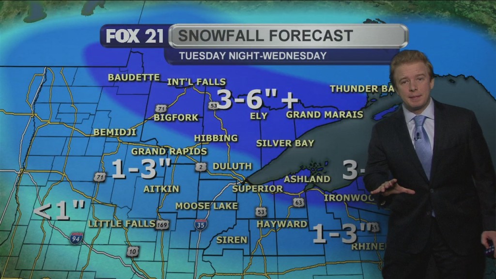 Monday Evening Northland Weather Forecast