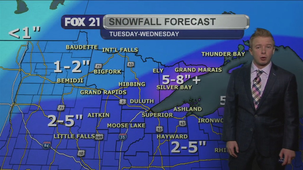 Monday Evening Northland Forecast
