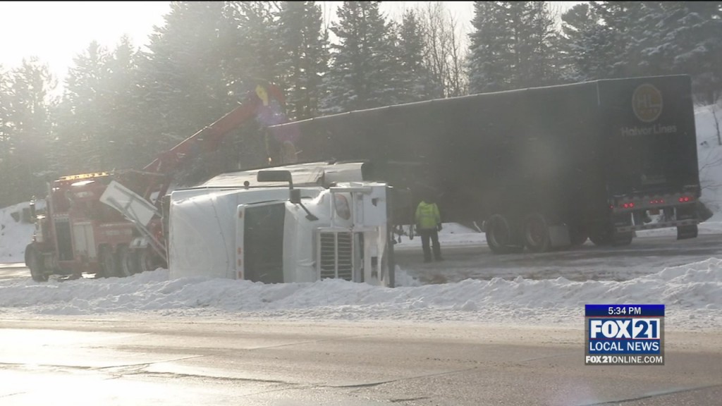 Semi Overturns