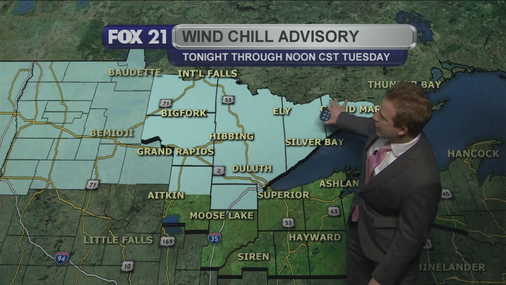 Northland Monday Evening Forecast