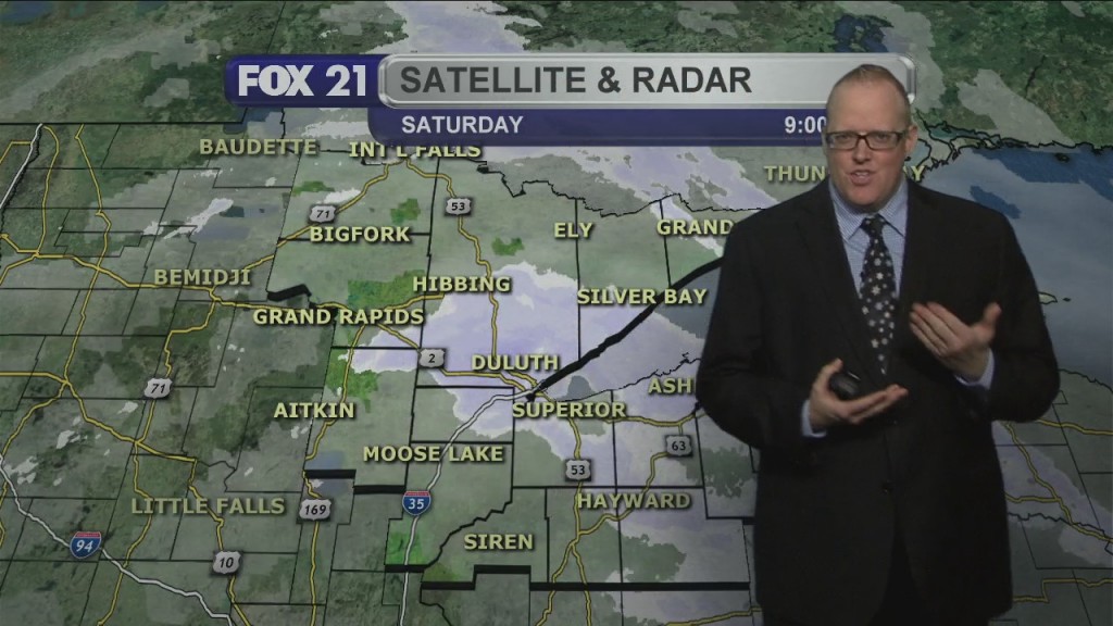 Saturday Evening Northland Weather
