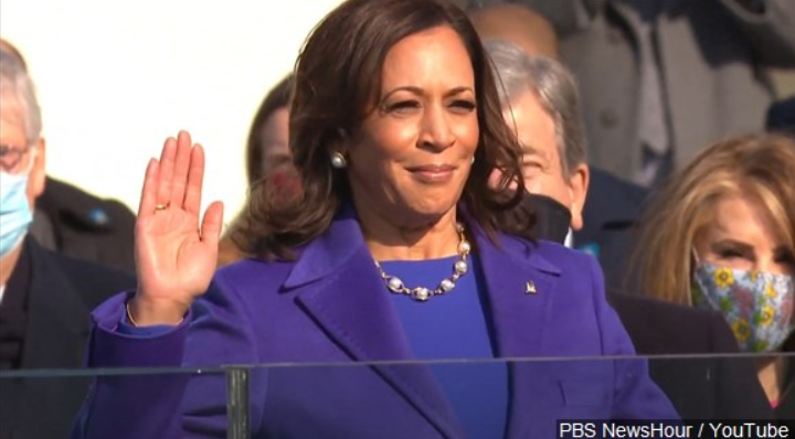 Harris Sworn In