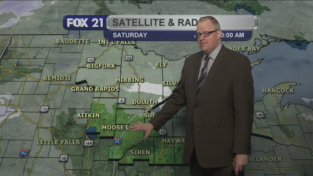 Saturday Night Northland Forecast