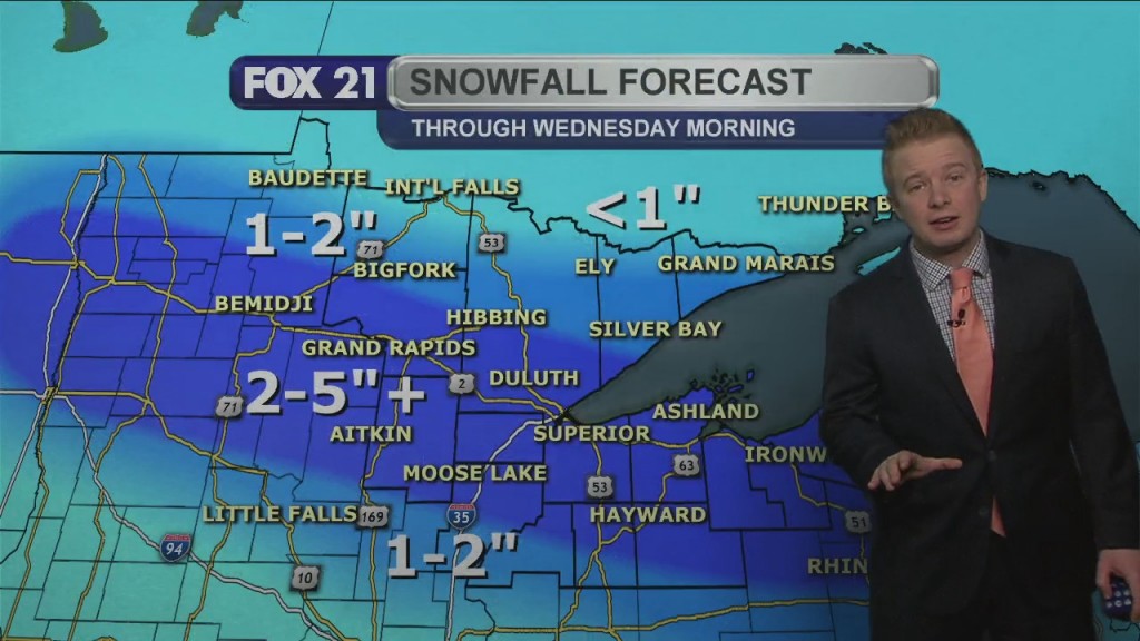 Monday Evening Northland Forecast