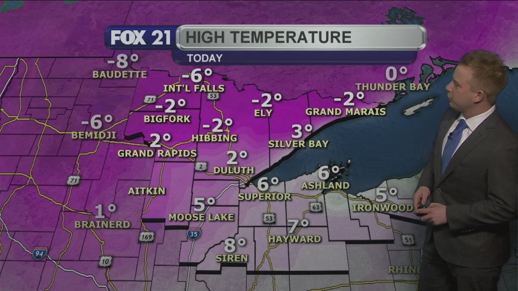 Tuesday Evening Northland Forecast