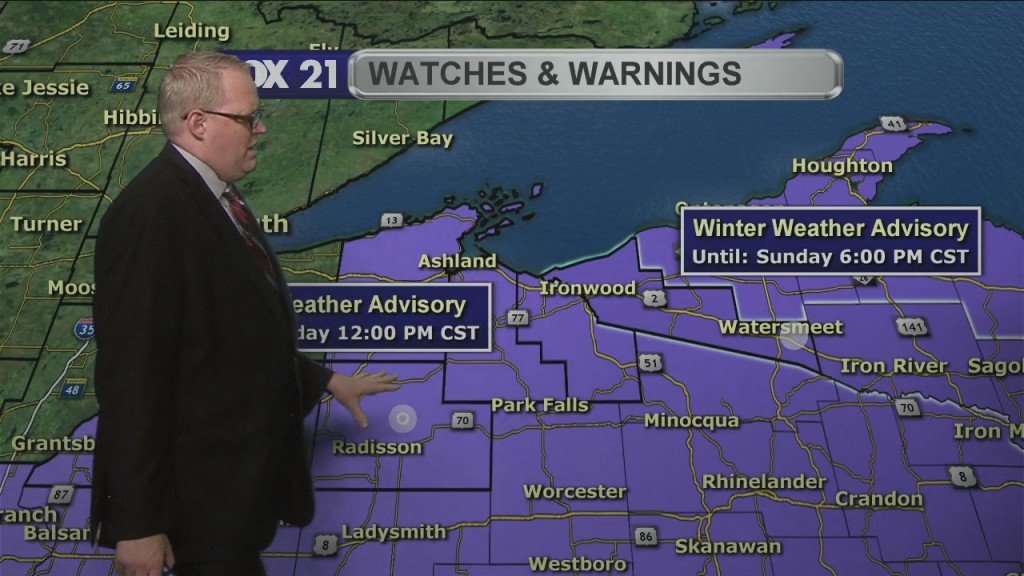 Saturday Evening Northland Weather Forecast