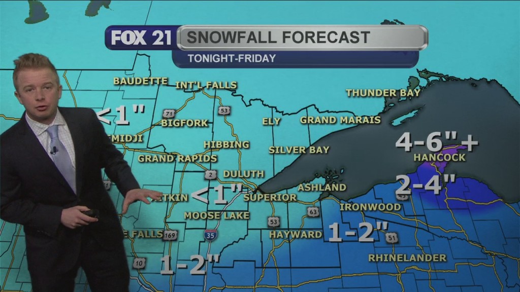 Thursday Evening Northland Forecast