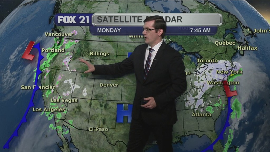 Monday, February 1, 2021 Morning Forecast