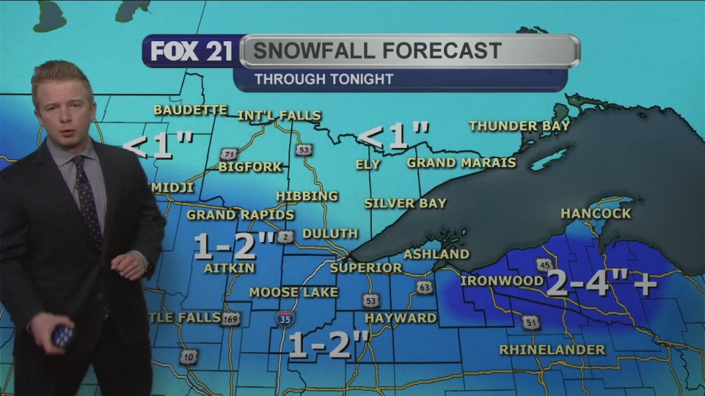 Tuesday Evening Northland Forecast