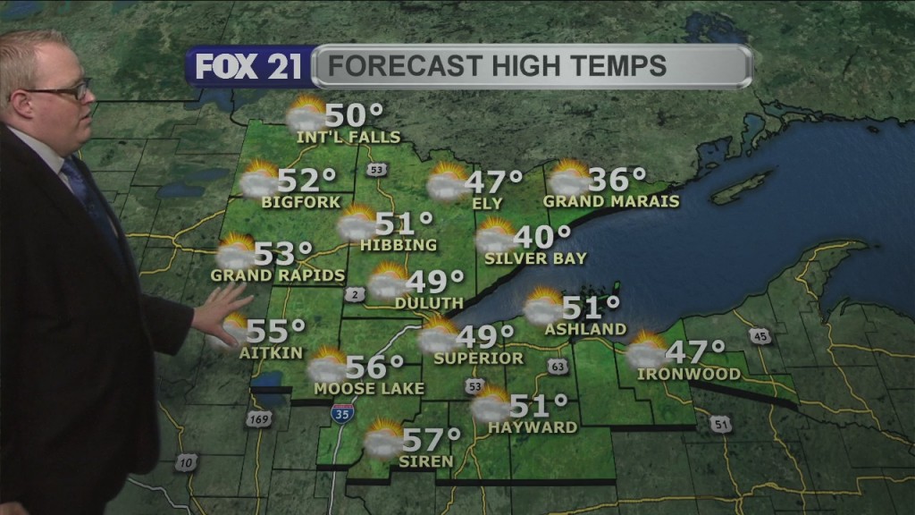 Saturday Evening Northland Weather Forecast