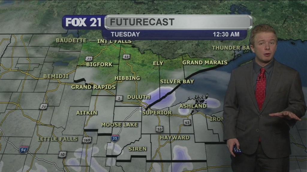 Monday Evening Northland Weather Forecast