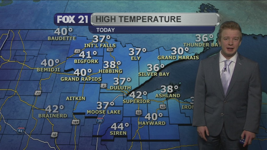 Sunday Evening Weather Forecast