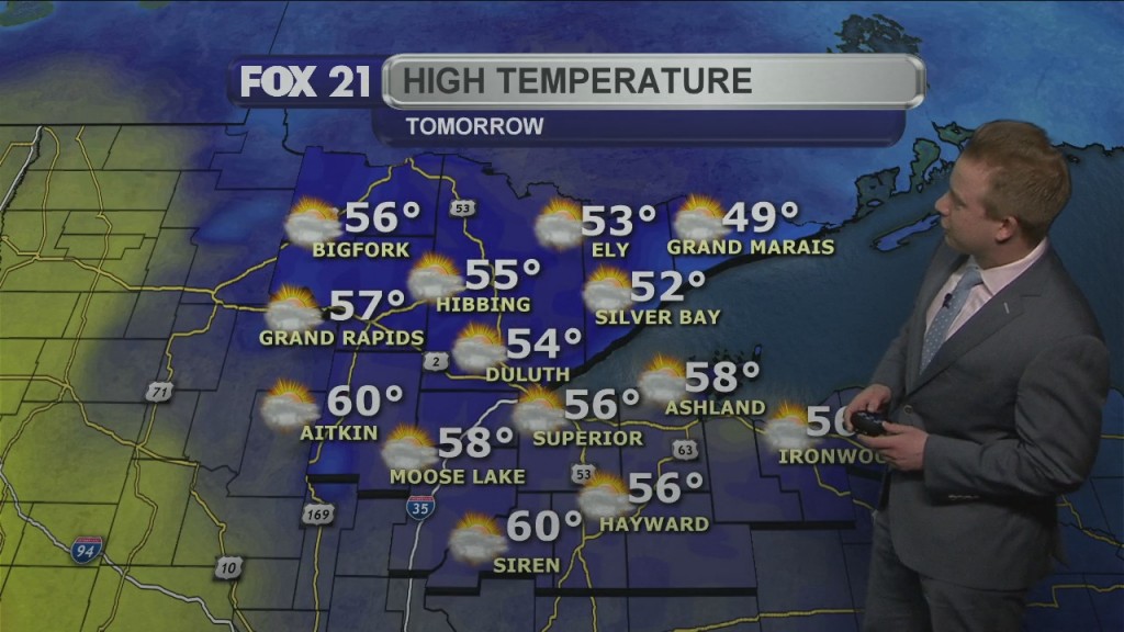 Monday Evening Northland Forecast