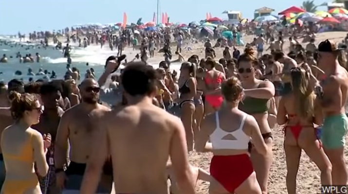 Spring Break Crowds