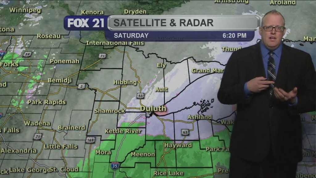 Saturday Evening Northland Weather Forecast