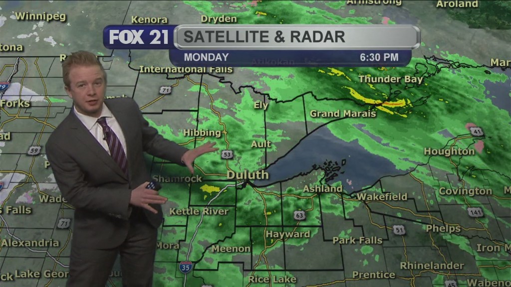 Tuesday Evening Northland Forecast