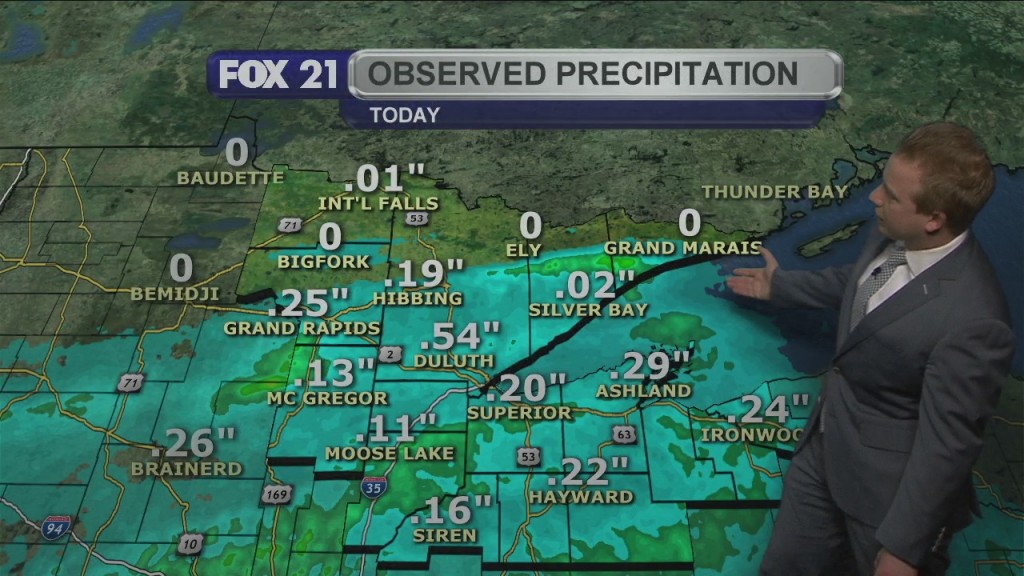 Monday Evening Weather Forecast